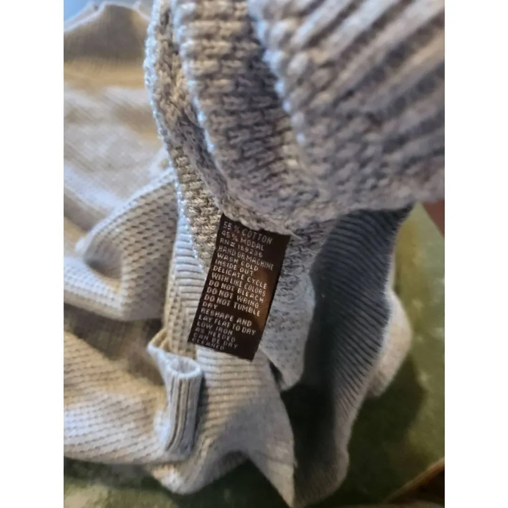 J. McLaughlin Jemma grey Sweater sz Small